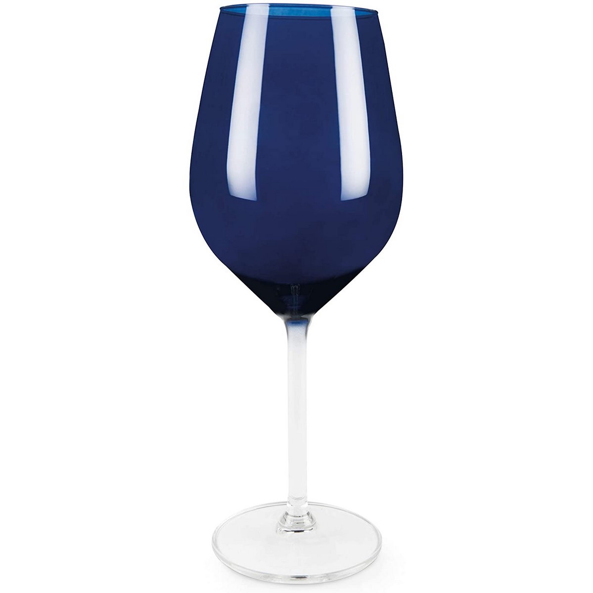 Scratch calice vino e/o cocktails in Vetro colore Blu, cl 50